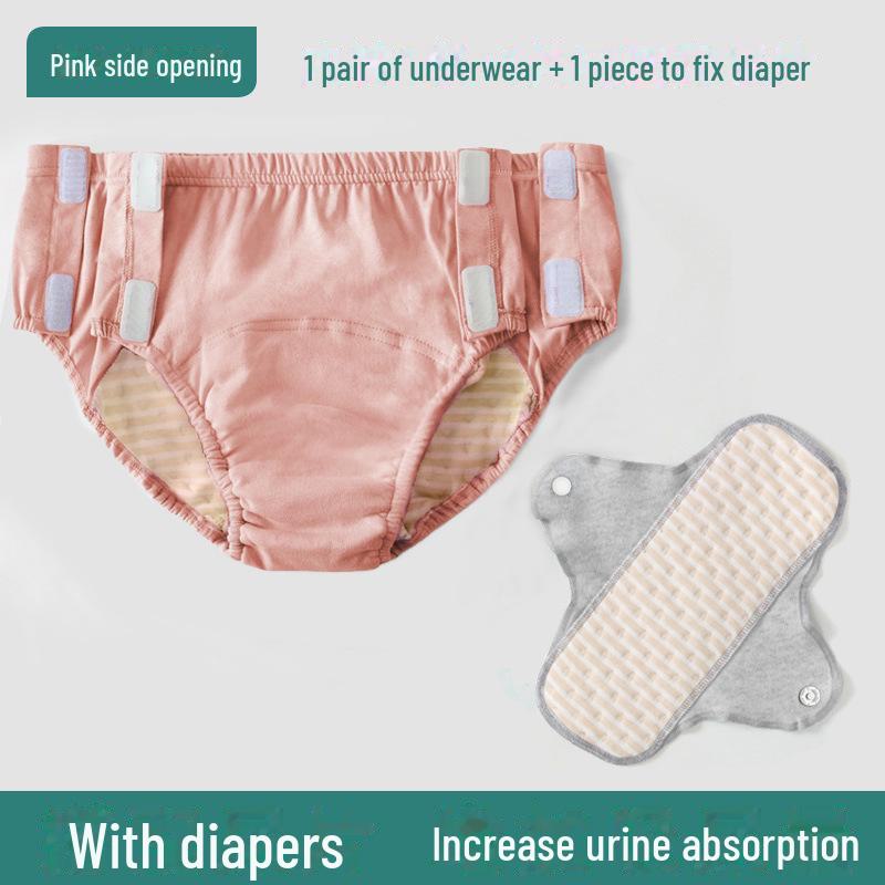 Washable Elderly Incontinence Underwear - Anti-Leak Bed-Rest Care Diaper 