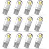 194 Led Car Bulb 3030 Chipset 2SMD T10 194 168 W5W Led Wedge Light Bulb 1.5W 12V License Plate Courtesy Step Map Lights Trunk Lamp Clearance Lights