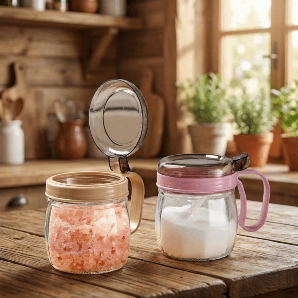 Sealing Glass Seasoning Jars Moisture-Proof Condiment Jar Kitchen Storage Bottle  Home Cooking
