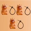 Capybara Doll Pinch Pendant Toys Squeeze Spit Bubble Decompression Toy Children'S Schoolbag Doll Pendant Decoration Party Gift