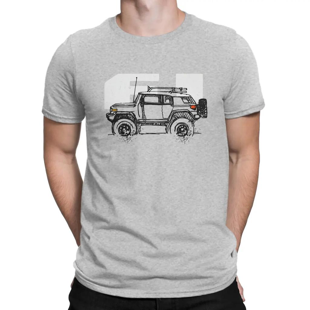Fj Summer Funny T Shirt For Men Women Fj Cruiser 4X4 Cruiser To Novelty Design Race cars Printed Casual Hip Hop T-Shirt Tops