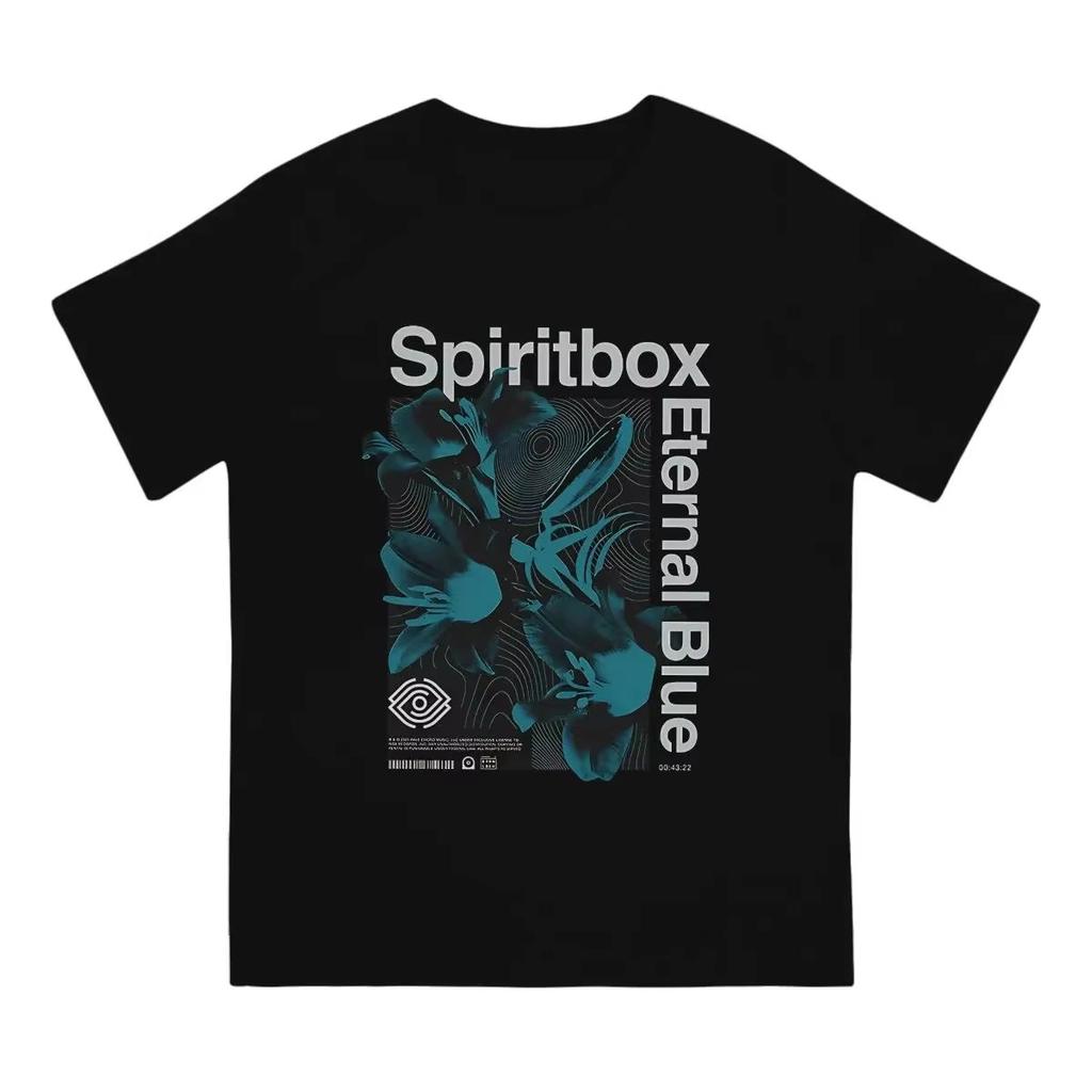 Men's T-shirt Spiritbox Novelty T-shirt Short Sleeve Round Neck T-shirt 100% Cotton High Quality Top