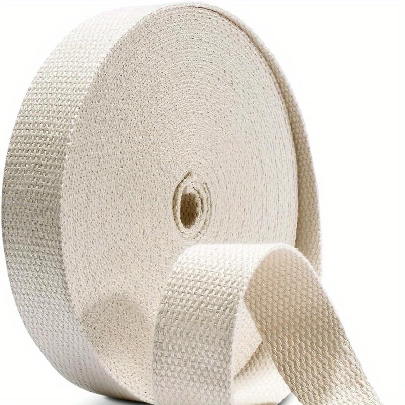 2.5cm Wide X 10m Webbing - Heavy-Duty Woven Fabric, Ideal for DIY Tote Bag Handles, Straps & Craft Decorations | Durable