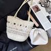 Spring and Summer New Hand-woven Hollow Out Simple Minimalist Niche Design Light Luxury High-end Shoulder Bag