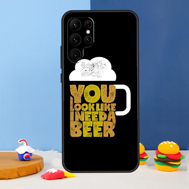 

Beer Cup Phone Case For Samsung Galaxy S25 Ultra S9 S10 S20 S22 S21 FE S23 Plus S24 Ultra Cover Coque Galaxy S21 FE