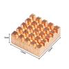 Pure Copper Heatsink with Thermal Paste for Raspberry Pi 4B/3B+