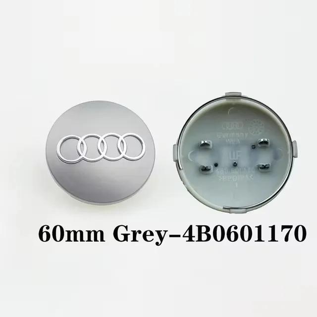 4 stk. For Audi A1 A3 A4 A5 A6 A7 4 stk. 60/61/68/69 mm Bilfelg Senterkapsel Felgkapsel C7 C6 C5 B5 B6 B7 B8 B9 D3 Q3 Q5 Q7 TT