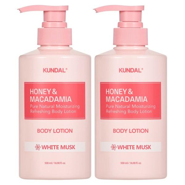 

Kundal Pure Body Lotion Белый мускус, 500мл, 2 корейских косметики