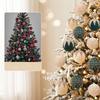 Holiday Tree Bauble Set of 6 with Patterned Finish, Hanging Style, 8 Cm Christmas Display Group for Indoor Room Use