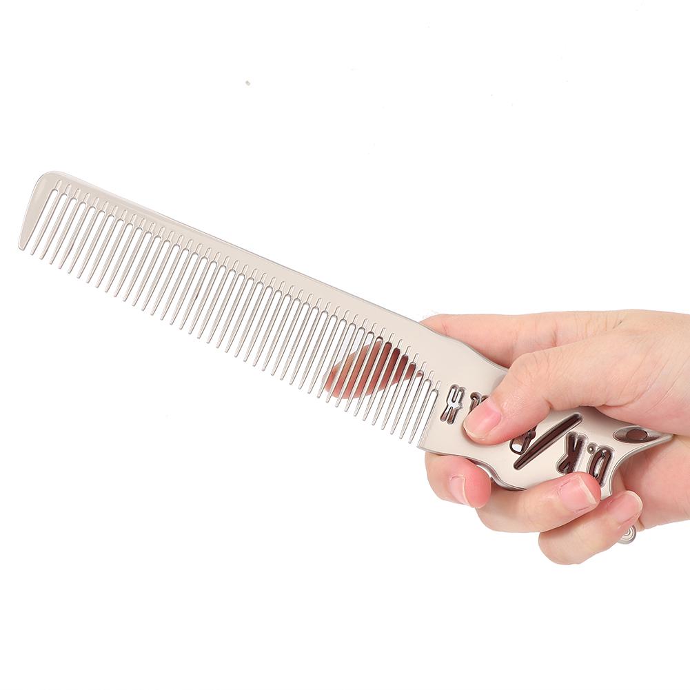 Profesionální hřeben na stříhání vlasů Space Barbers Salon Kadeřnický Hliníkový hřeben