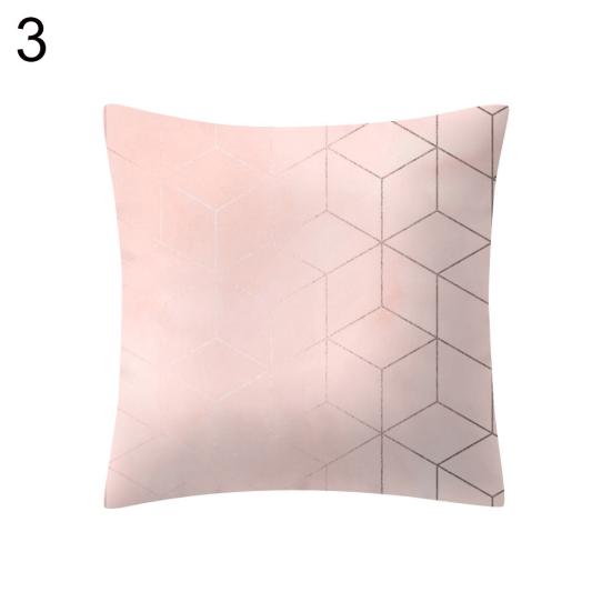 Geometric Pattern Heart Cushion Throw Pillow Case Sofa Cover Bed Car Cafe Decor