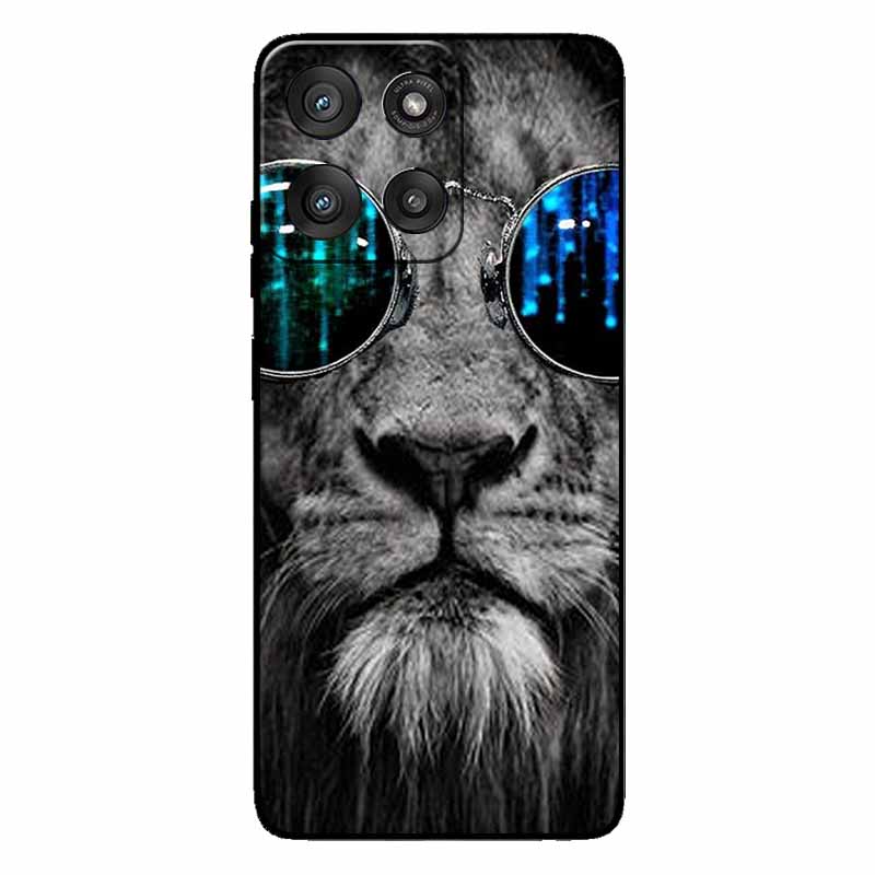 For Motorola Moto G56 G86 Case Fashion Protective Silicone Back Cover For Moto G86 5G TPU Back Phone Capa MotoG56 5G Wolf Funda