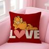 Cartoon GGarfield Cushion Cover Natural Linen Pillow Case DoubleSided Print Decorative Sofa Pillowcase Home Decor Gift