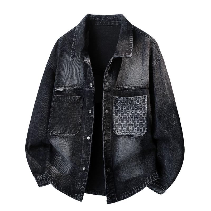 High-Quality Men's 3D Denim Shirt Jacket for Spring