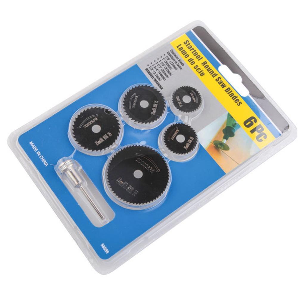 6PCS Multi-purpose Circular Saw Blade High-speed Steel Metal Cutting Blade  Precision Cutting