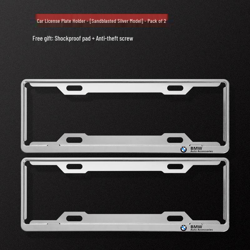 Kohlefaser-Nummernschildhalter für BMW X1, X2, X3, X4, X5, 1er, 3er, 5er