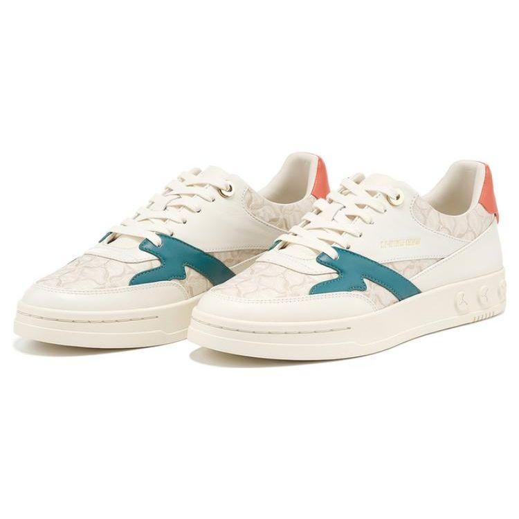 Li-Ning 1990 Low Top Cushioning Sneakers Women Sneakers White Green ALHT066-1