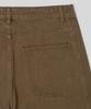 LXT Natural Washed Cotton Wide Straight Pants [Brown]