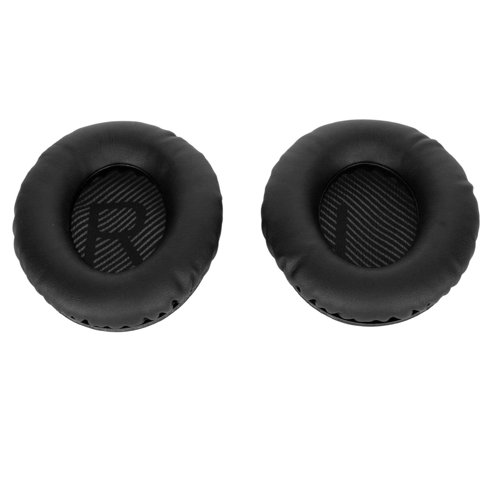 

Сменные амбушюры Мягкие из протеиновой кожи с эффектом памяти Подушечки для наушников для QC35 35ii QC25 чёрный