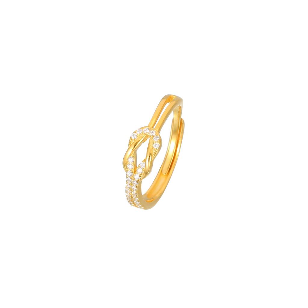 Banyan Tree Argent S925 Bague Möbius Nouée pour Femme: Simple, Tendance, Design Personnalisé, Nouvelle Tendance