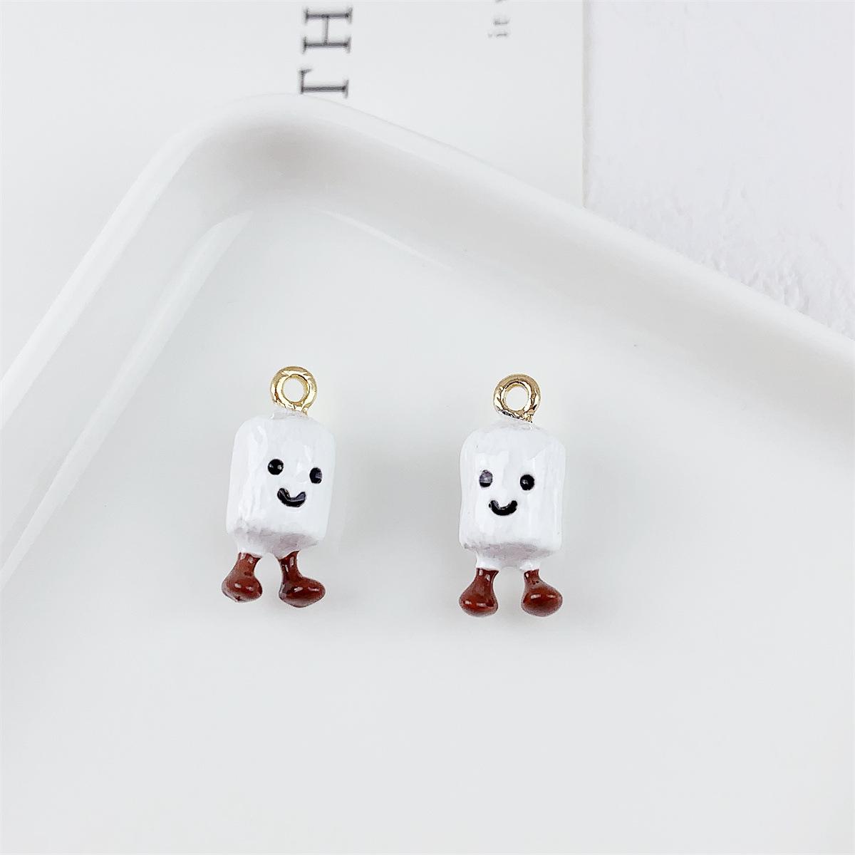 Alloy Drip Oil Cartoon Potato Pendant for DIY Jewelry Making