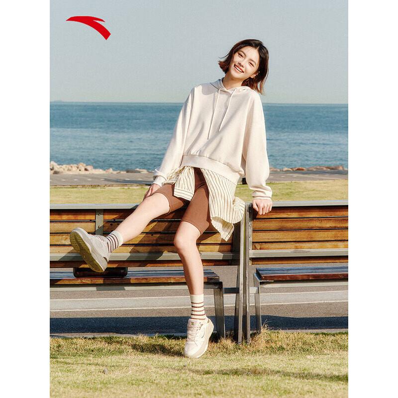 ANTA Women s Modal Blend Loose Hooded Sweatshirt S