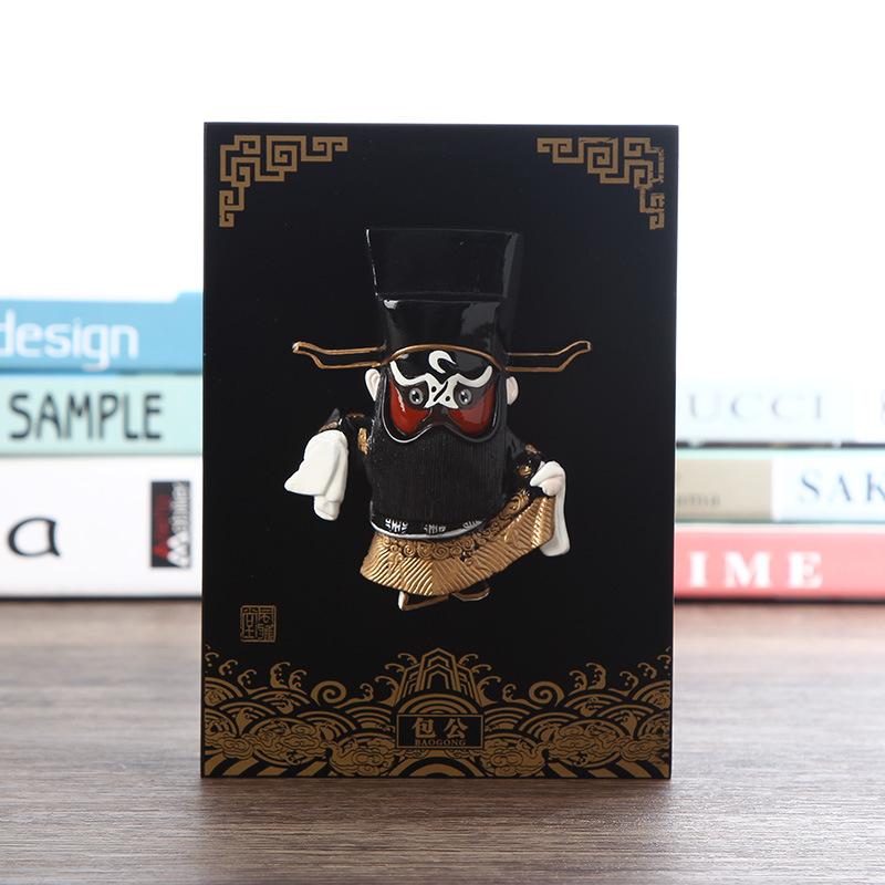 China Traditional Peking Opera Facial Makeup Ornaments Business Gift Souvenirs Home Decor Crafts Wedding Birthday New Year Gift