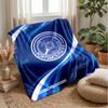 Coperta Morbida in Pile Flanella Portsmouth FC Leggera Accogliente Calda Coperta da Lancio per Divano Letto Decorazione Casa