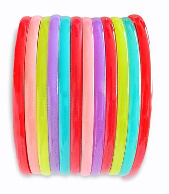 RedChimes 12 Pcs Hairband with Teeth Multicolor Colors Plastic Hairbands for Girls & Women, Non-Slip Hair Accessories