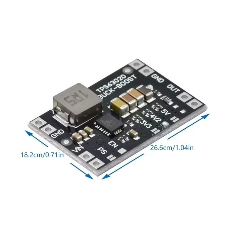 5pcs Auto Voltage Conversion Power Module Battery Automatic Boost Step Up Down Module Microcontroller Power Ripples