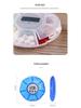 Portable 7-Compartment Weekly Pill Box with Electronic Sealed Design