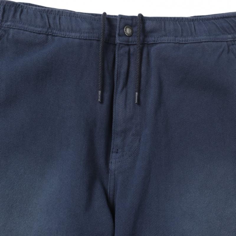 Thisisneverthat Overdyed Keprové Kalhoty Prachově Modré