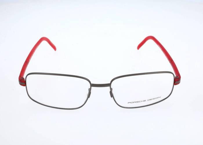 Lunettes de Vue Porsche Design P8125 57/16/145 D BACHELITE SATIN, BORDEAUX METAL MAN POR FRAME P8125 D 57 16 145