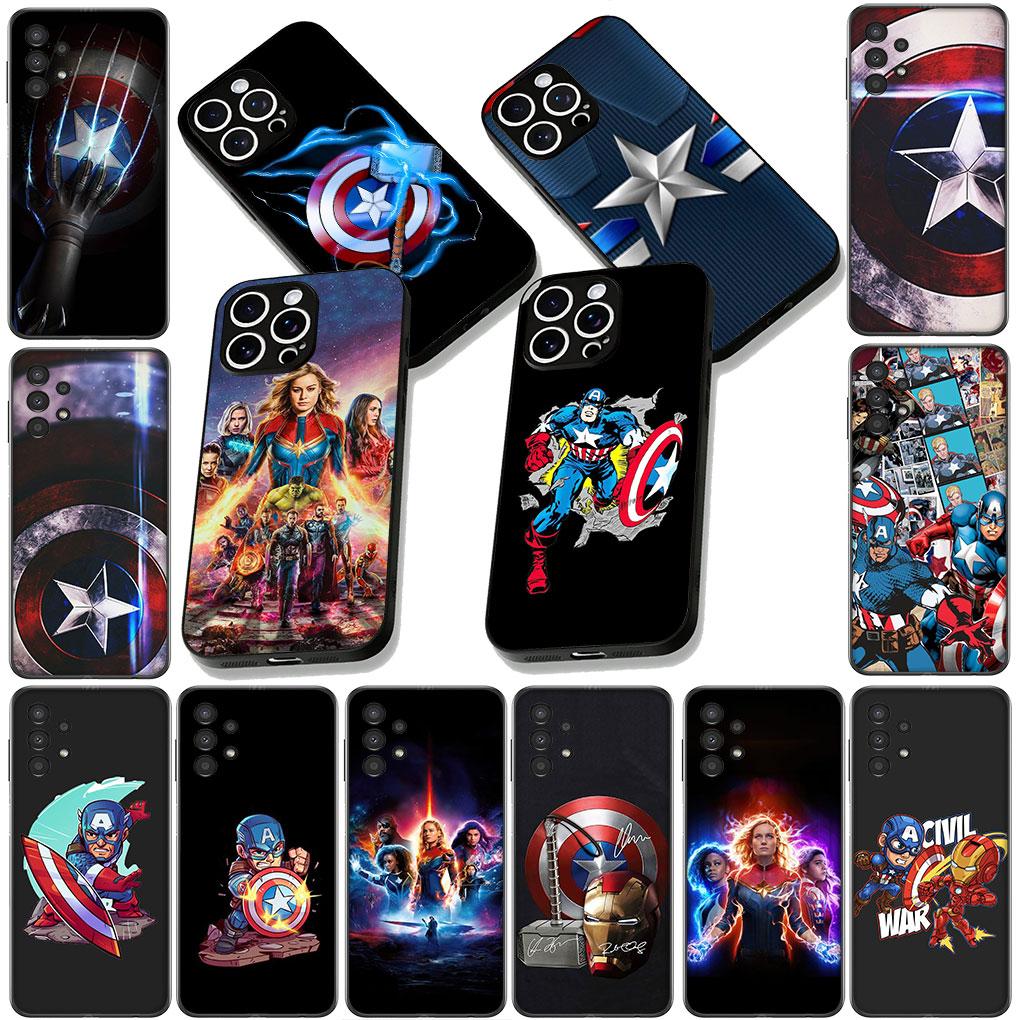 Captain America Marvel Shield Phone Cover for Huawei P30 P20 Mate 10 20 Lite Pro Y7 Y8S Y9A Y9 Prime P Smart 2019 Soft Case