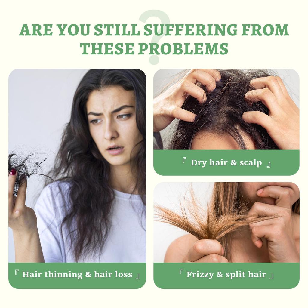 Szampon zagęszczający włosy z rozmarynem: Formuła zagęszczająca i wzmacniająca dla mężczyzn i kobiet - z olejkiem z drzewa herbacianego, biotyną, miętą - Do przerzedzających się, cienkich włosów