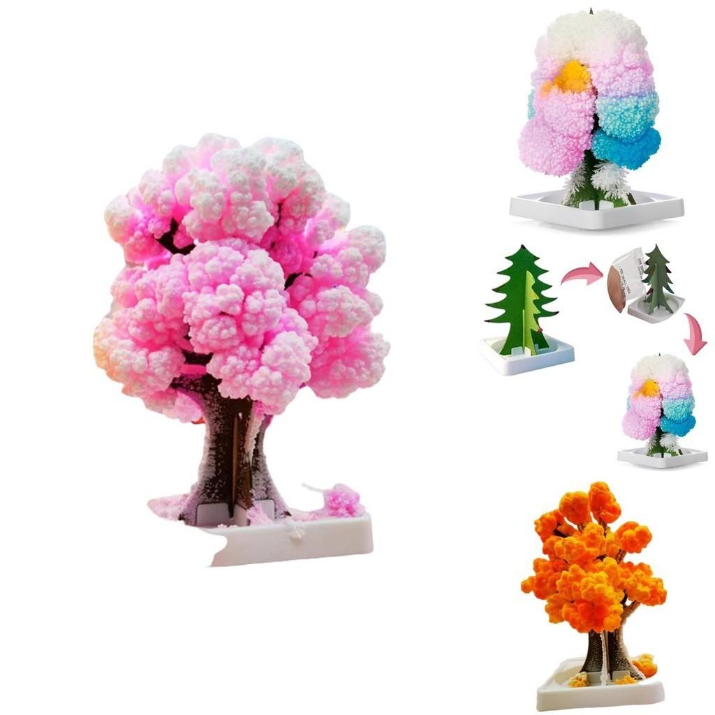 Paper Tree Magic Tree Amazing Flowering And Crystal Growing Toy For Kids