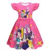Girls Witch  Girls Flying Sleeves Children's Dress Children's A-line Skirt