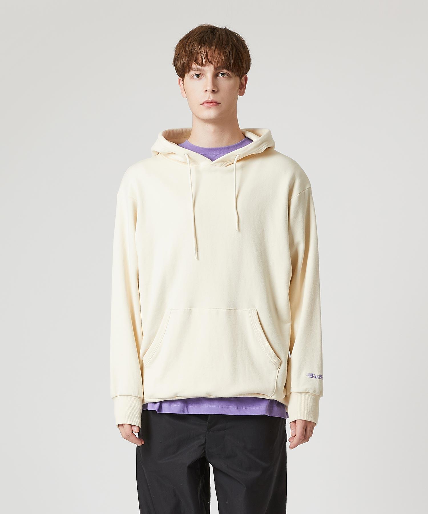 Selfish Flame Logo Hoodie (Scf3Ts01) (Cream) L
