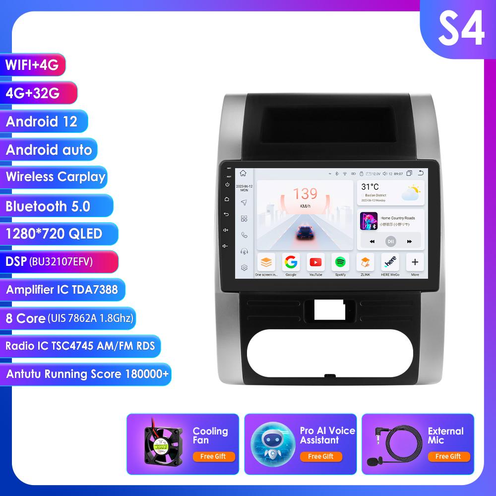 

Hizpo 10.1 Hizpo 2Din Android Auto Автомагнитола для Nissan XTrail 2 T31 2007 - 2015 CarPlay 4G BT GPS Навигация RDS DSP UI7862 Интеллектуальная FM Головное устройство S4 8Core 4G 32G AI