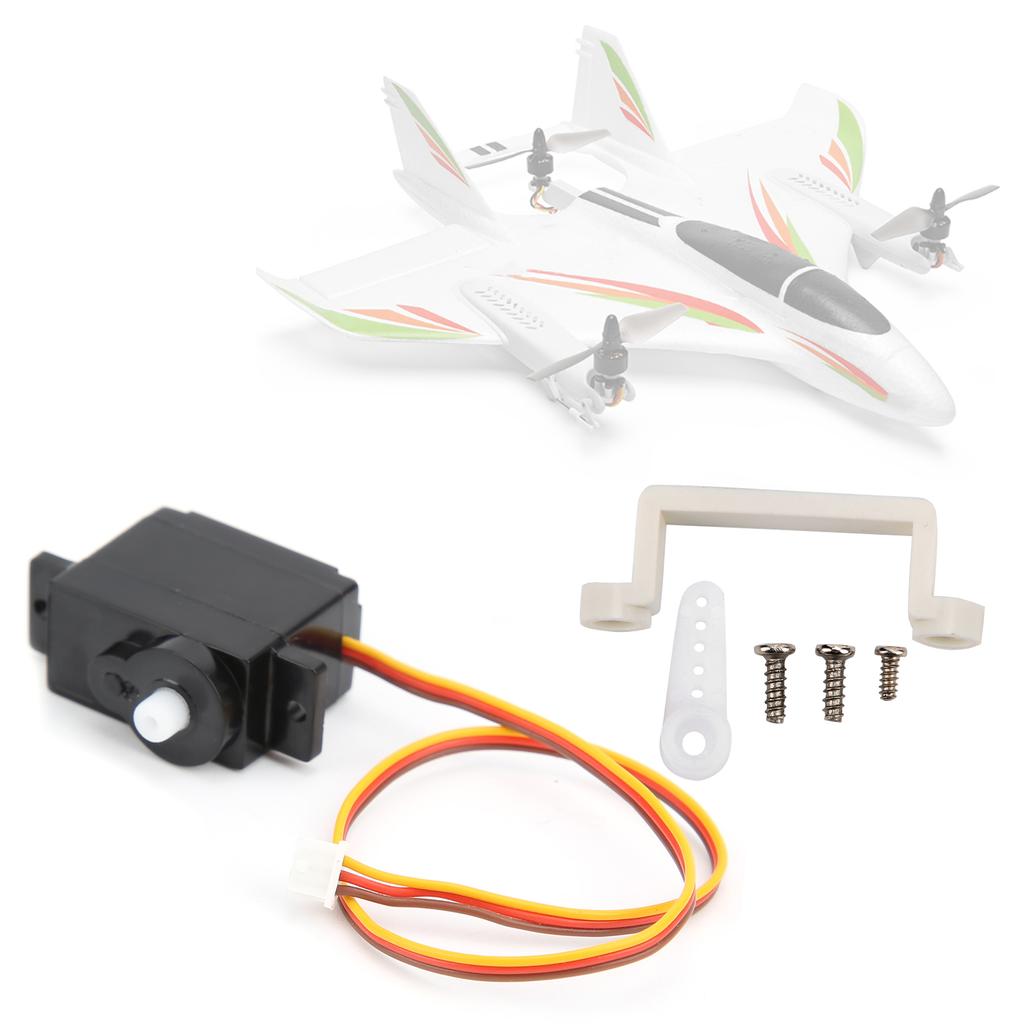 RC FixedWing Plane Servo with Servo Arm and Base RC Accessory for WLtoys XK X450