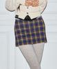 Miseutelieoseuhotel Moon Check Mini Skirt Pt [Navy]