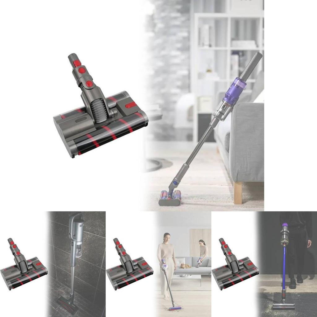 Für Dyson Omni Glide Doppelwalzenbürstenkopf zur Bodenreinigung mit flexiblem Schwenk für die häusliche Umgebung