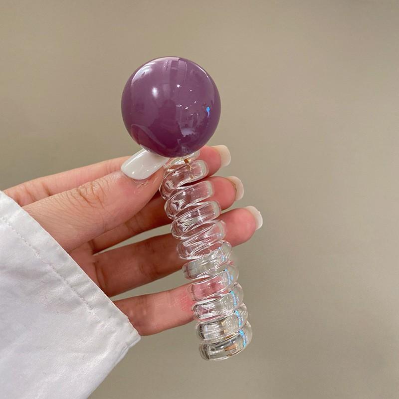 

Минималистская повязка на голову с пузырьками, женская высококачественная повязка на голову, телефонная линия, повязка на голову, темпераментный галстук, хвост, аксессуары для волос красный