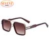 Oversized Steampunk Square Sunglasses Men Big 2026 Luxury Brand Vintage Outdoor Driving Sun Glasses Trendy Double Bridge Shades