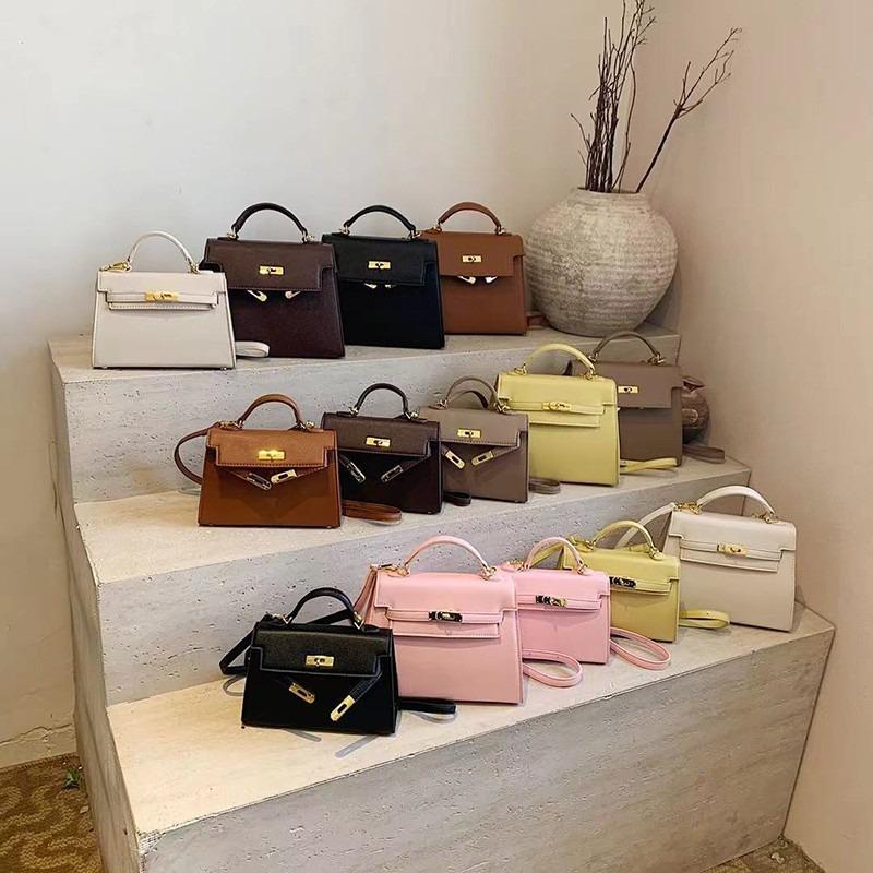 Crocodile Pattern Platinum Bag Women's Tote Bag New Fashion Mini Handbag Shoulder Messenger Bag