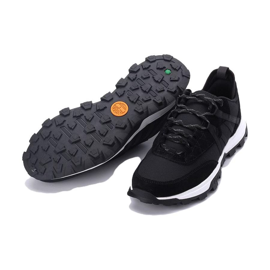 Timberland Round Toe Comfortable Slip Resistant Durable Low Top Outdoor Functional Shoes Men Shoes Black A65CC