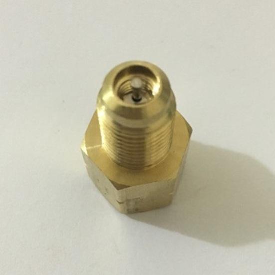 1/2 Stück R32 R454B Kältemittel Messingadapter Rostfrei Universell Einfach zu Installieren Manometer Schlauchanschluss Umgekehrter Gewindeanschluss
