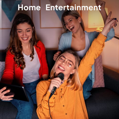 CAROL GS-67 Karaoke Microphone, XLR Dynamic Type, Super Cardioid, Feedback Suppression, for Singing, Parties, and PA Systems, with Switch and 4.5m Cab