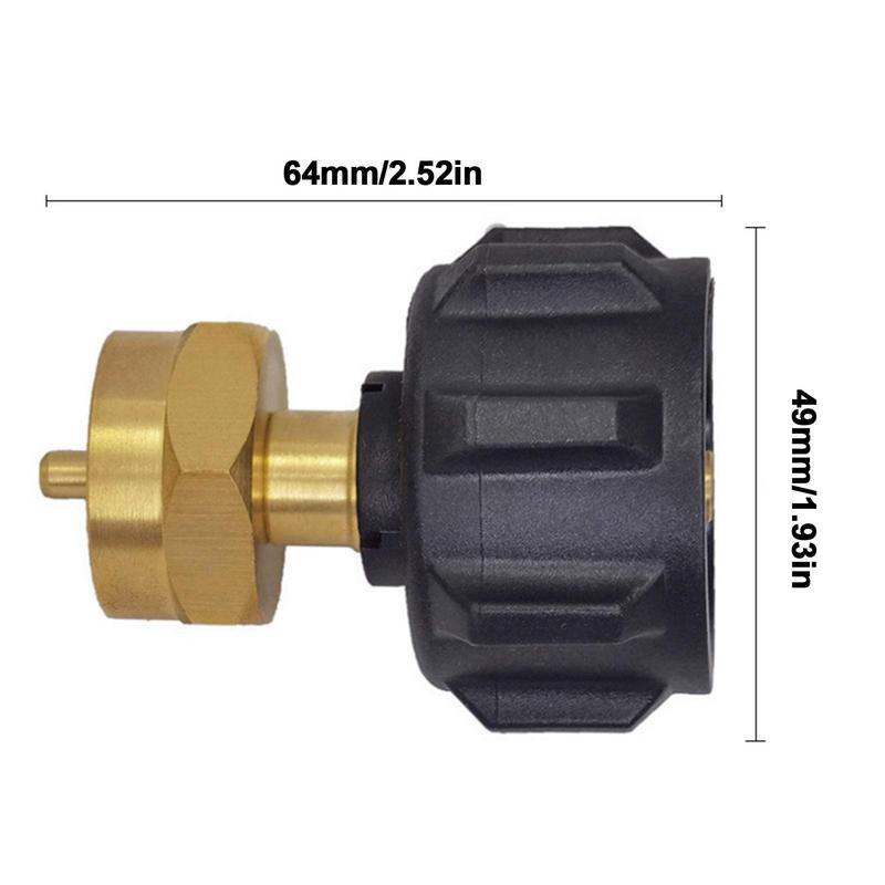 Propane Bottle Adapter QCC1 RegulatorPropane Refill Adapter Fits QCC1 Type1 Propane Tank And 1 LB Throwaway Cylinder