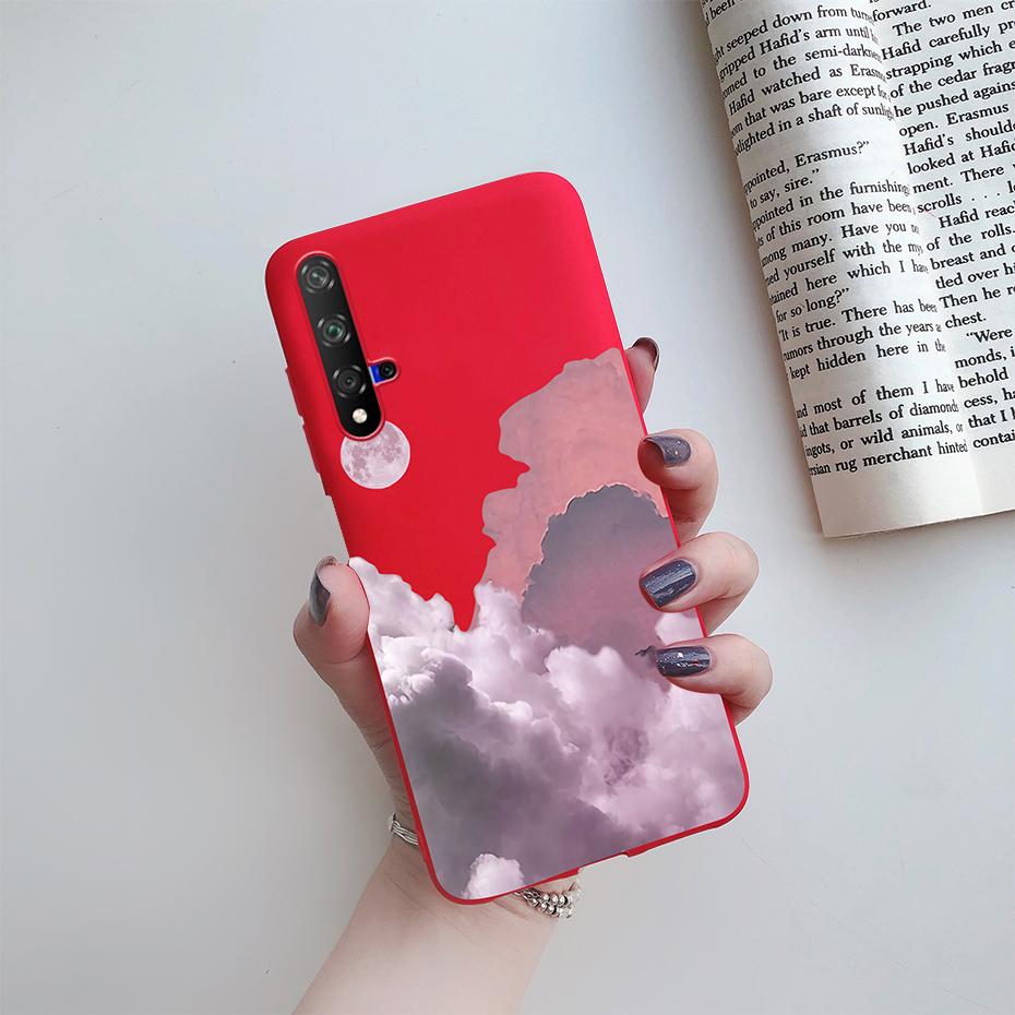 For Honor 20 Case For Honor 20 Pro YAL-AL10 Cover Cute Cat Cartoon Painted Phone Case For Honor20 20Pro YAL-L21 Soft Bumper Capa